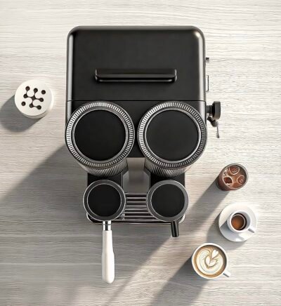 0938957dcd14a6376546a42680d368d7 Semi automatic grinding integrated coffee machine