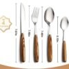 Knife and fork four piece set