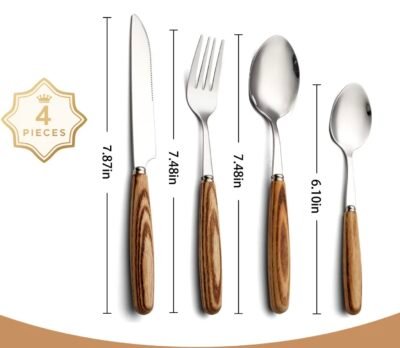 Knife and fork four piece set