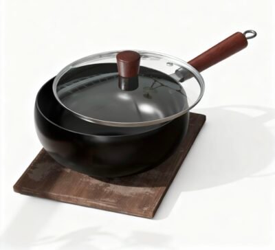 Big belly stir fry pot