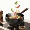 Big belly stir fry pot