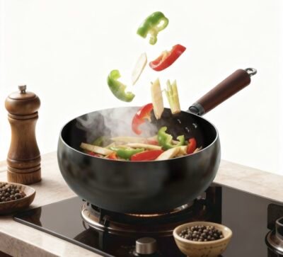 Big belly stir fry pot