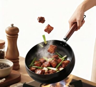 Big belly stir fry pot