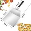 Foldable pizza scoop