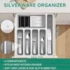 49-piece stainless steel dinnerware set