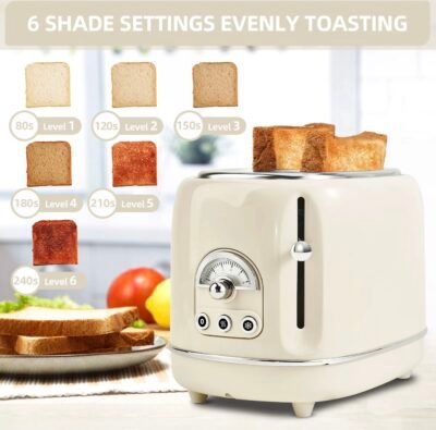 2 Slice Toaster With Extra-Wide slot