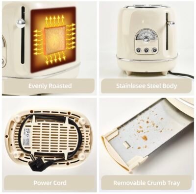 2 Slice Toaster With Extra-Wide slot