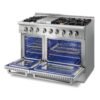 Commercial Oven and Stove Combination Unit