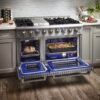Commercial Oven and Stove Combination Unit
