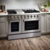 Commercial Oven and Stove Combination Unit